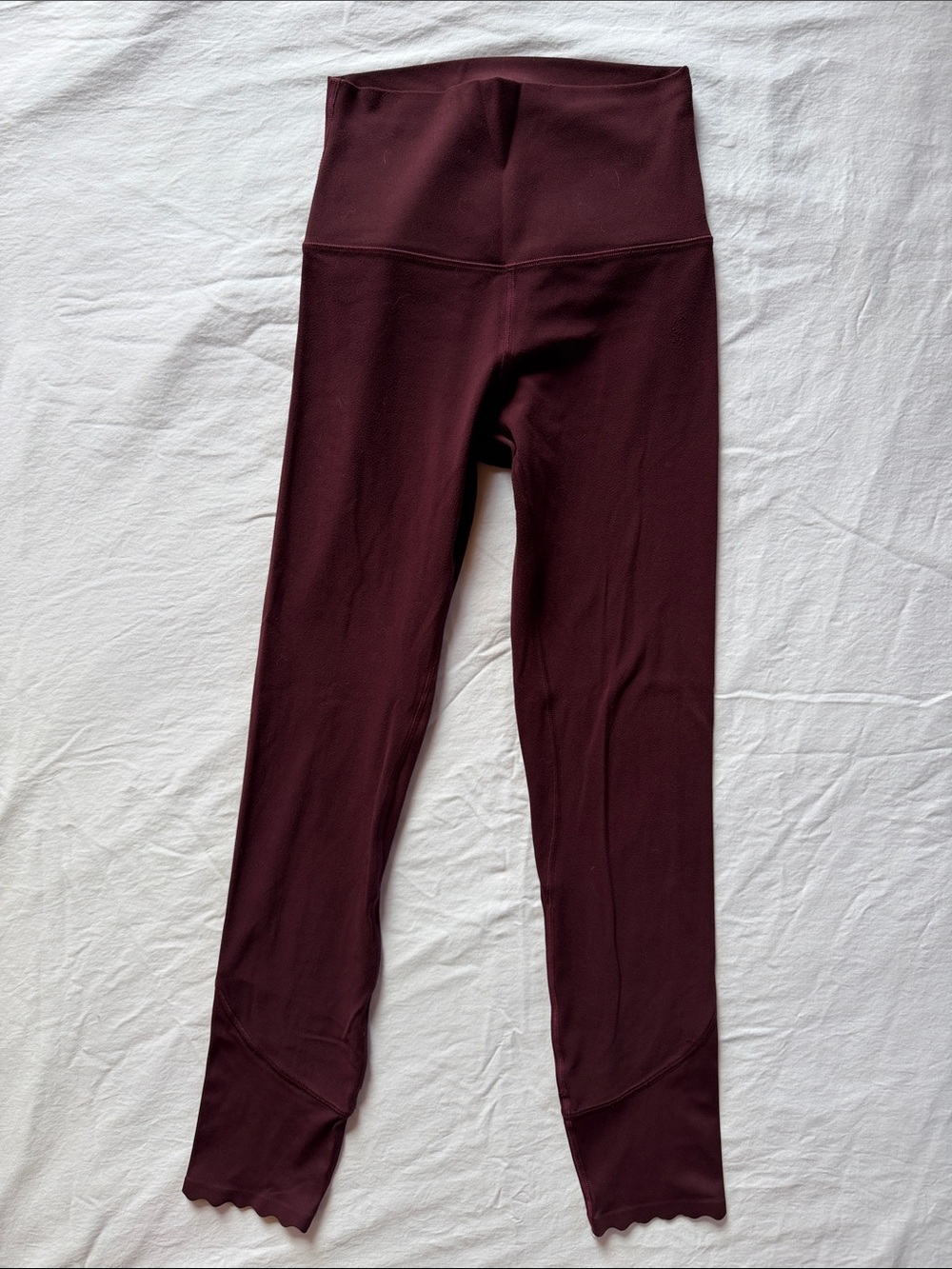 Lululemon High-Waist Leggings in Burgundy